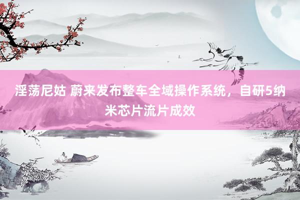 淫荡尼姑 蔚来发布整车全域操作系统，自研5纳米芯片流片成效