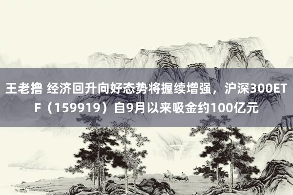王老撸 经济回升向好态势将握续增强，沪深300ETF（159919）自9月以来吸金约100亿元