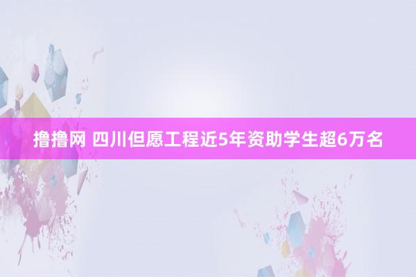 撸撸网 四川但愿工程近5年资助学生超6万名