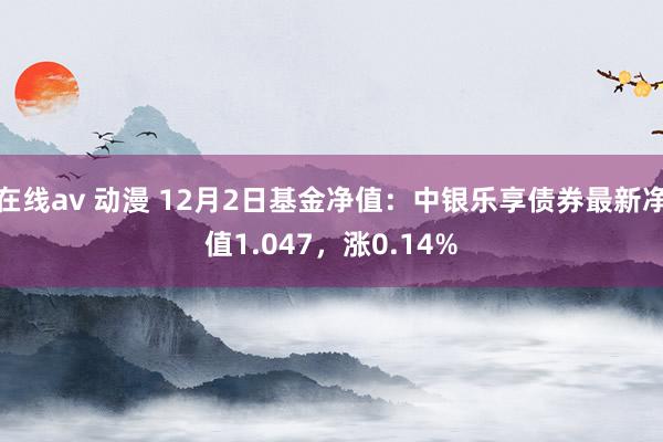 在线av 动漫 12月2日基金净值：中银乐享债券最新净值1.047，涨0.14%