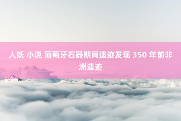 人妖 小说 葡萄牙石器期间遗迹发现 350 年前非洲遗迹