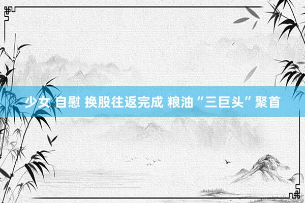 少女 自慰 换股往返完成 粮油“三巨头”聚首