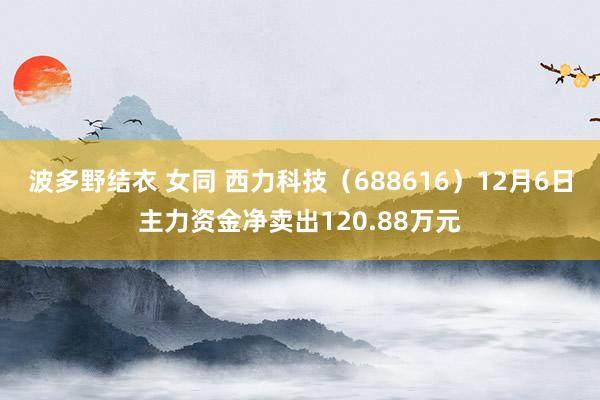波多野结衣 女同 西力科技（688616）12月6日主力资金净卖出120.88万元