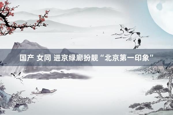 国产 女同 进京绿廊扮靓“北京第一印象”