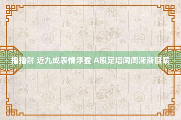 撸撸射 近九成表情浮盈 A股定增阛阓渐渐回暖
